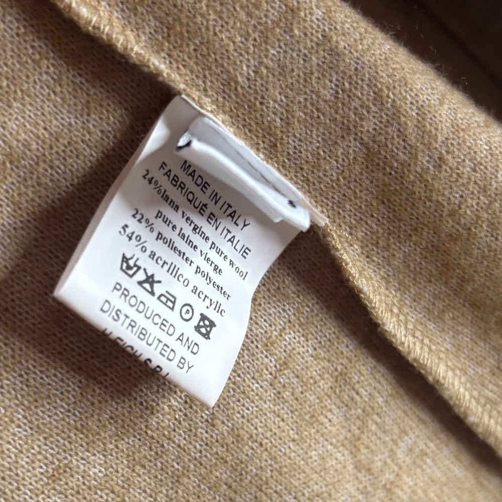 Women's Tan cardigan - Picture 6 of 7